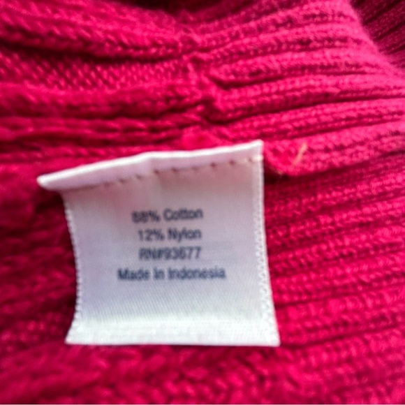 NWT St John’s Bay pink cable knit sweater Size XXL - Picture 7 of 12